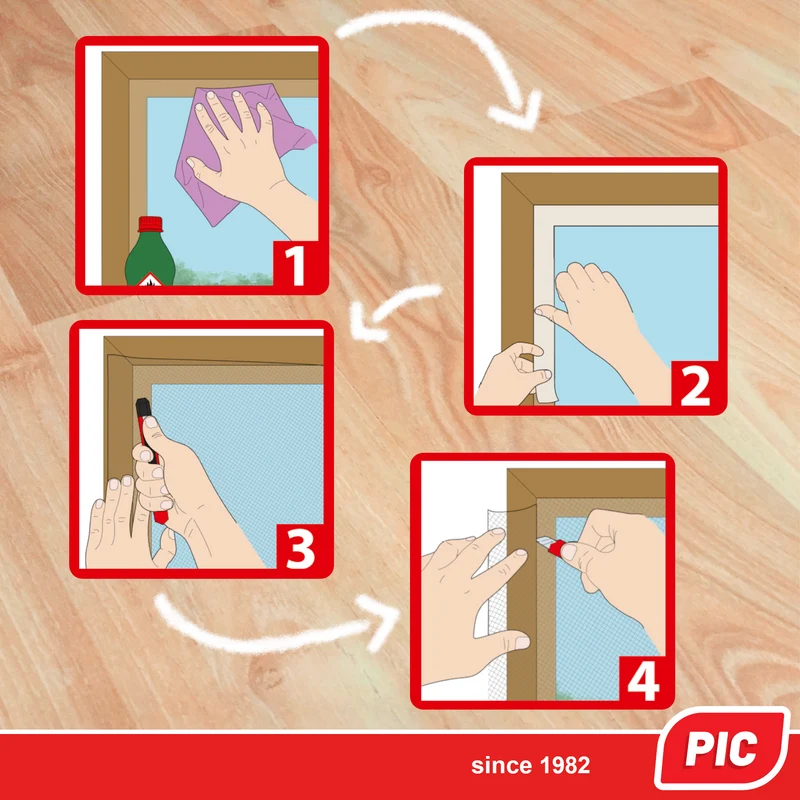 PIC Fliegengitter Fenster