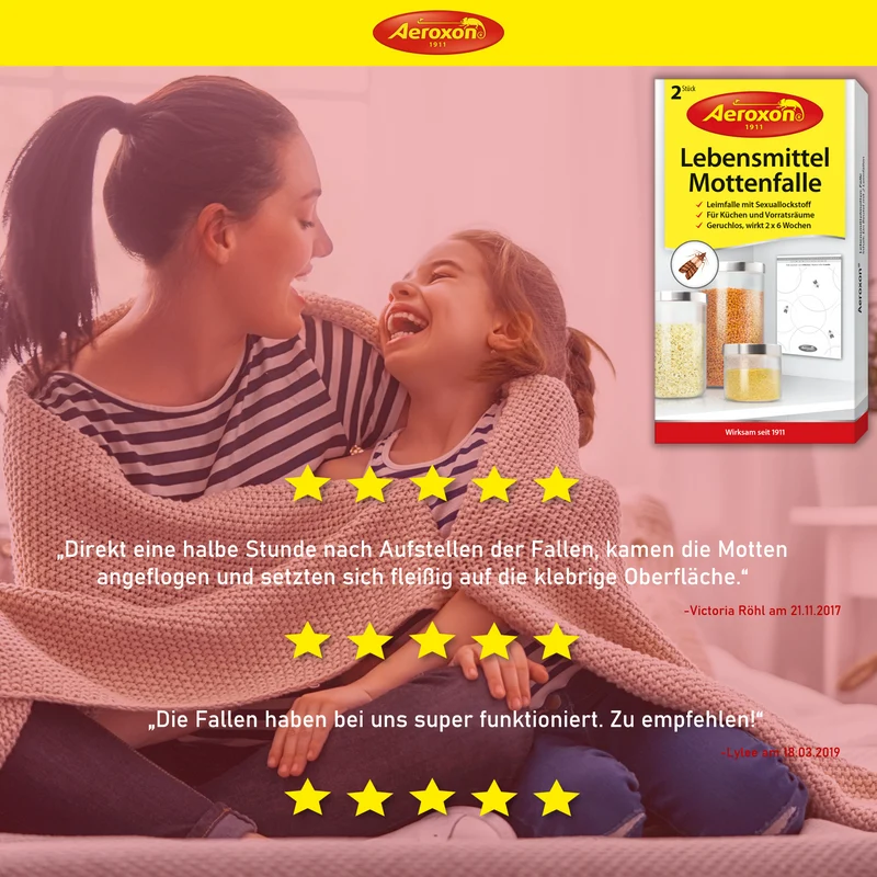 Aeroxon Lebensmittel Mottenfalle