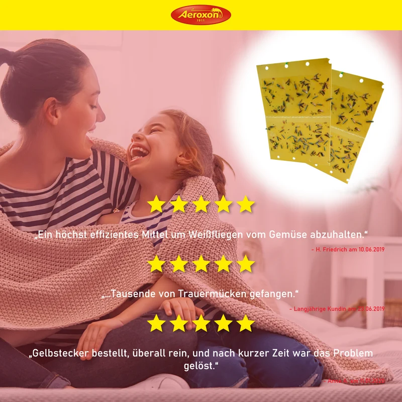 Aeroxon Gelbfalle (Gelbtafel, Gelbsticker)