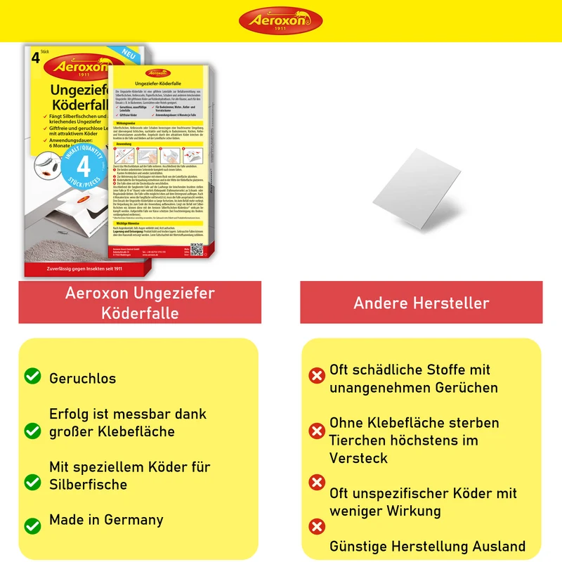 Aeroxon Ungeziefer Köder Falle