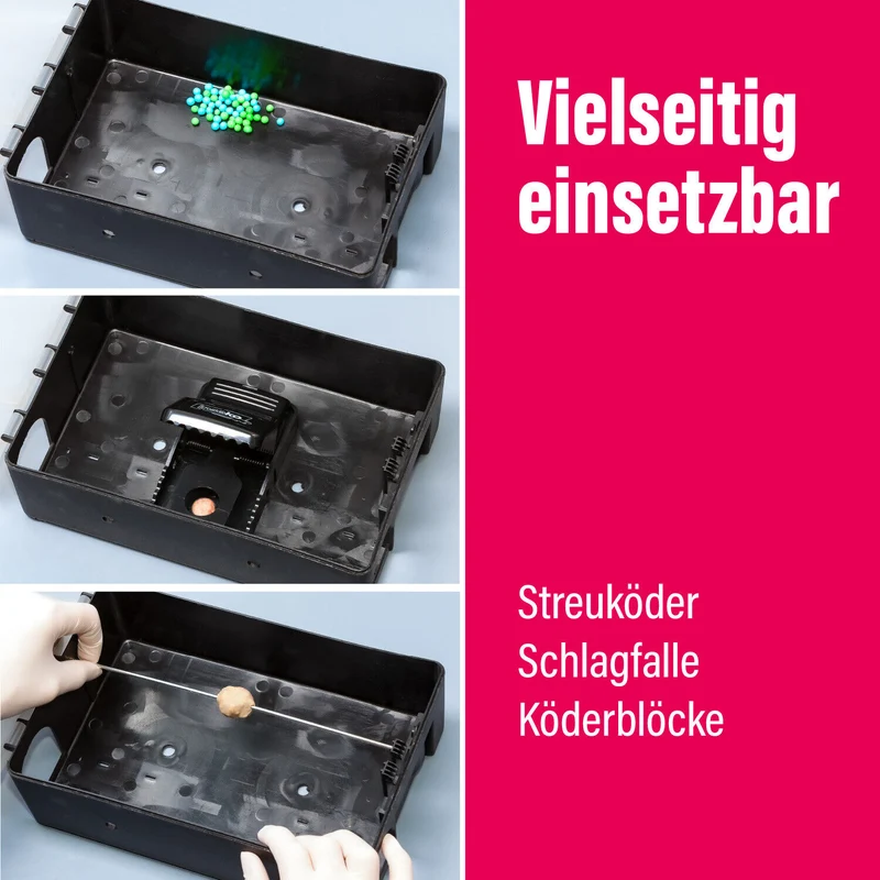 2x inseko Ratten Köderboxen