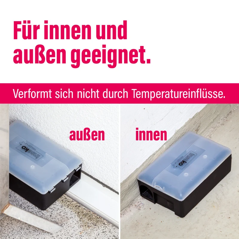 2x inseko Ratten Köderboxen