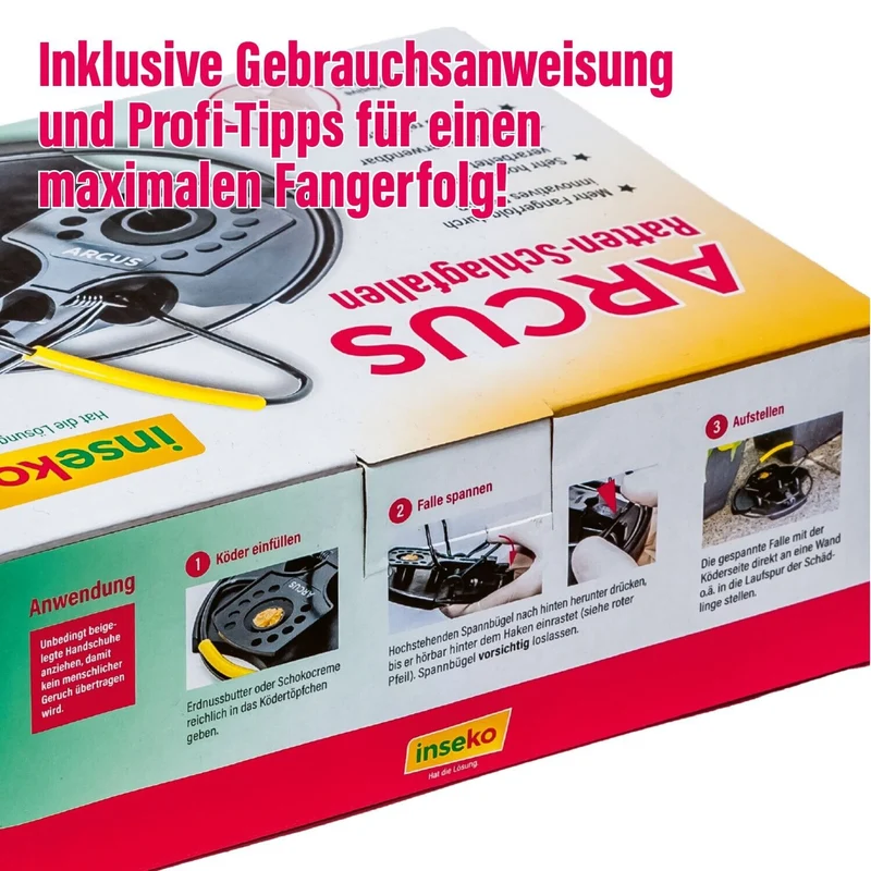 2x inseko ARCUS Rattenschlagfalle