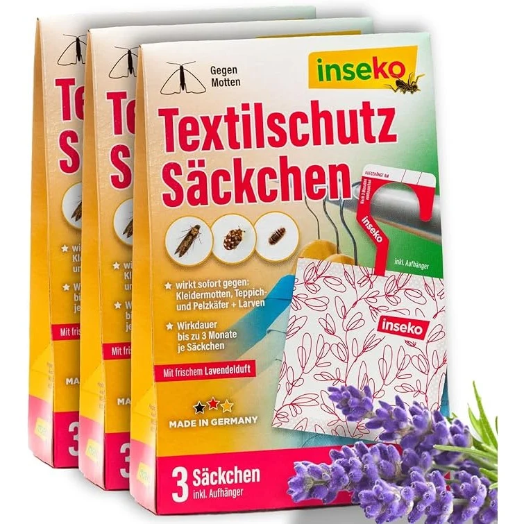 6x inseko Textilschutz Säckchen