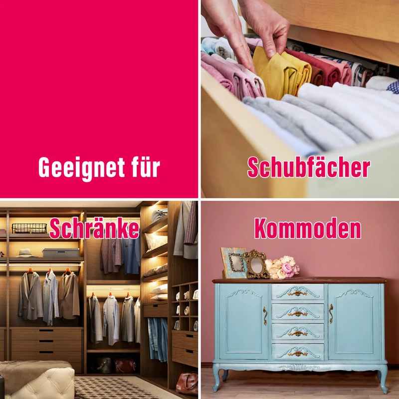 80x inseko Mottenpapier