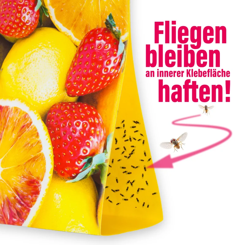 2x inseko Fruchtfliegenfalle