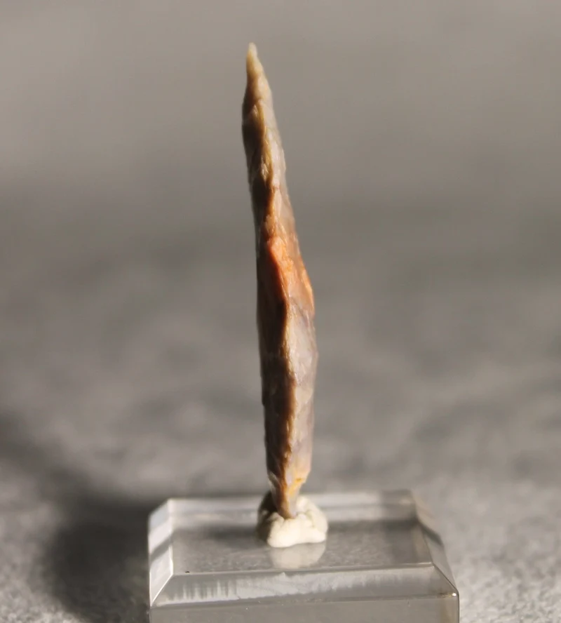 Neolithic Multicolour Agate Flint Leaf-Shaped Arrowhead – 4.9 cm | Ténéré, Mali