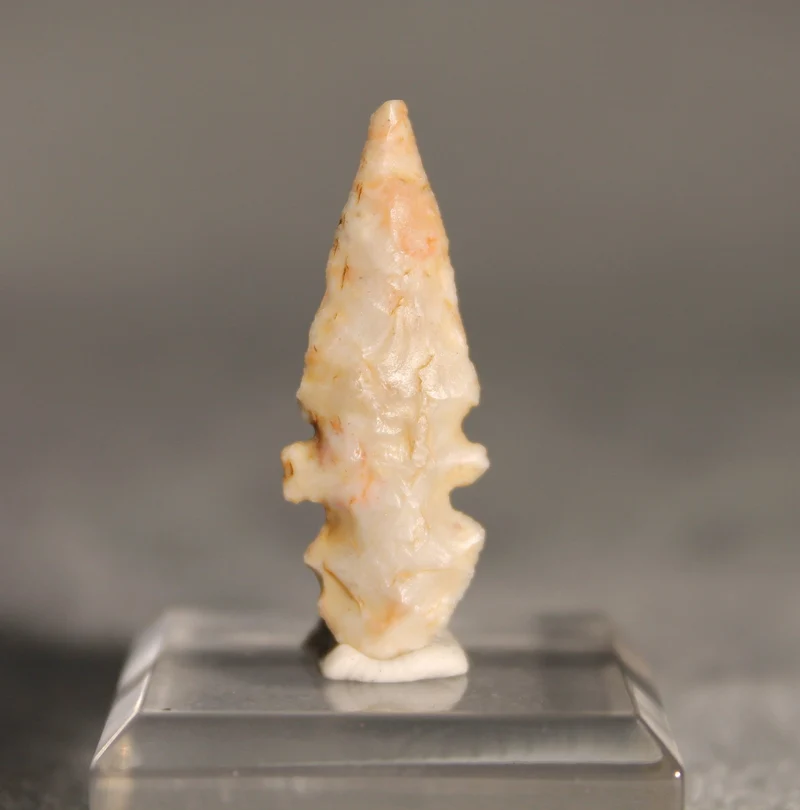 Neolithic Agate Flint Foliate Arrowhead – 3 cm | Ténéré, Mali