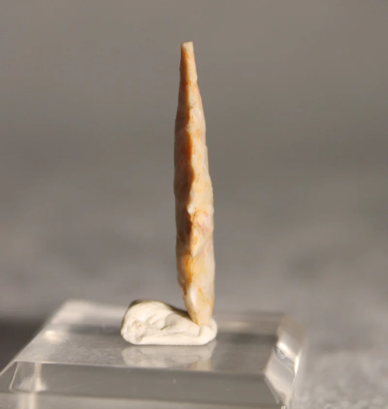 Neolithic Agate Flint Foliate Arrowhead – 3 cm | Ténéré, Mali