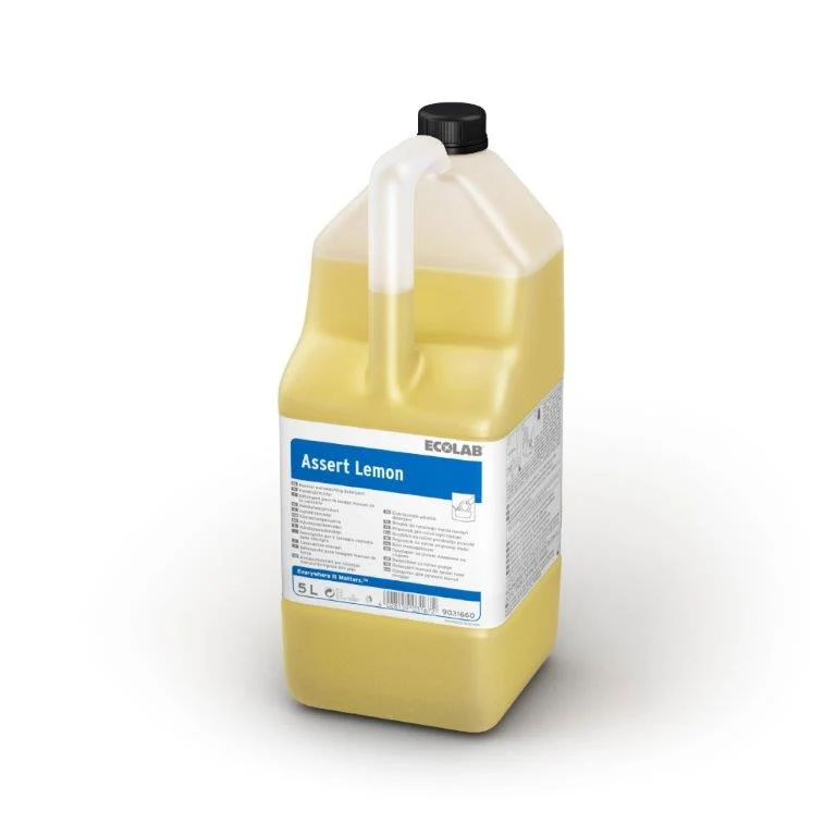 Detergente al limone per lavaggio manuale stoviglie Ecolab Assert Lemon 5 litri DISPONIBILE IN 7 GIORNI LAVORATIVI