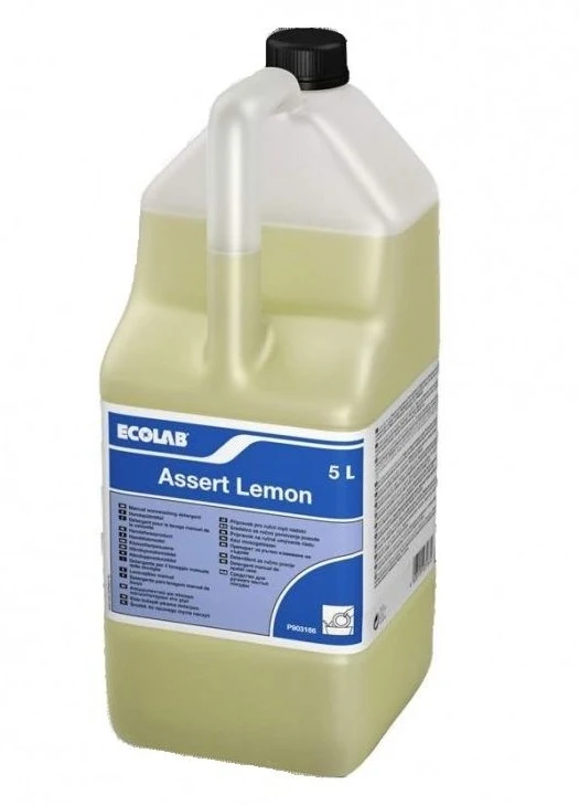 Detergente al limone per lavaggio manuale stoviglie Ecolab Assert Lemon 5 litri DISPONIBILE IN 7 GIORNI LAVORATIVI