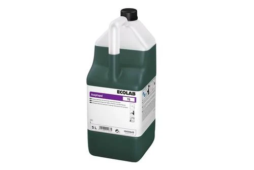 Detergente disinfettante per stoviglie e superfici Ecolab Aseptopol 76 5 litri DISPONIBILE IN 7 GIORNI LAVORATIVI