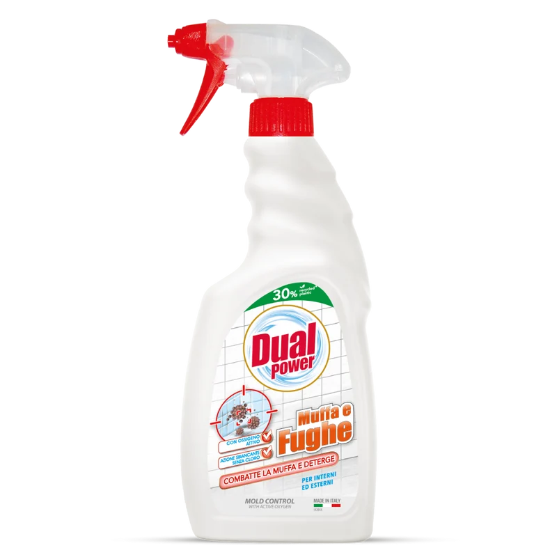 Detergente antimuffa per fughe e piastrelle Dual Power Muffa e Fughe 6x500 ml DISPONIBILE IN 7 GIORNI LAVORATIVI