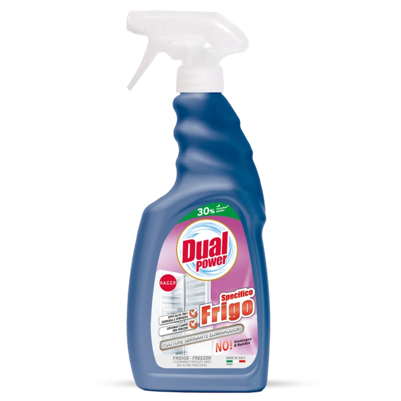 Detergente igienizzante per frigorifero Dual Power Detergente Frigo 6x500 ml DISPONIBILE IN 7 GIORNI LAVORATIVI