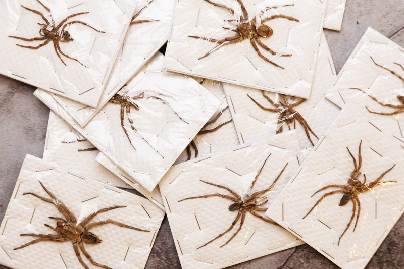 TWO (2) Thai Wolf Spiders (Lycosidae sp) 2.5 INCH A1/A1- Specimens