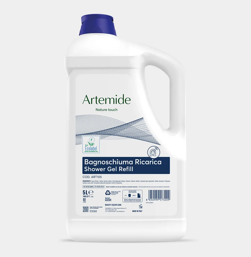 Bagnoschiuma per hotel Beauty Escape Artemide Shower Gel 2x5 litri DISPONIBILE IN 7 GIORNI LAVORATIVI