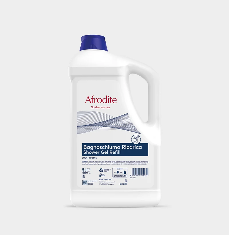 Bagnoschiuma per hotel Beauty Escape Afrodite Shower Gel 2x5 litri DISPONIBILE IN 7 GIORNI LAVORATIVI