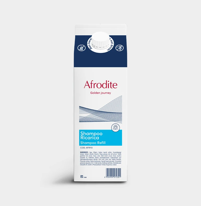 Shampoo per hotel Beauty Escape Afrodite Shampoo 6x1 litro DISPONIBILE IN 7 GIORNI LAVORATIVI