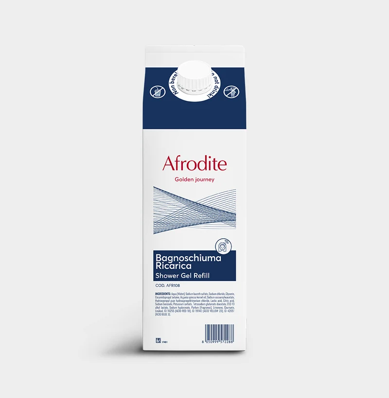 Bagnoschiuma per hotel Beauty Escape Afrodite Shower Gel 1 litro DISPONIBILE IN 7 GIORNI LAVORATIVI