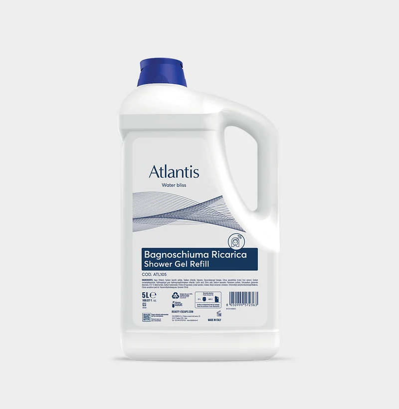 Bagnoschiuma per hotel Beauty Escape Atlantis Shower Gel 2x5 litri DISPONIBILE IN 7 GIORNI LAVORATIVI