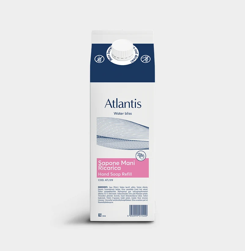 Sapone mani per hotel Beauty Escape Atlantis Hand Soap 6x1 litro DISPONIBILE IN 7 GIORNI LAVORATIVI