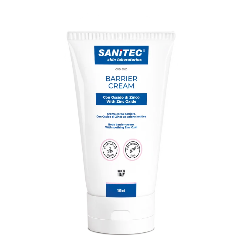 Crema barriera all'ossido di zinco Sanitec Barrier Cream 12x150 ml DISPONIBILE IN 7 GIORNI LAVORATIVI