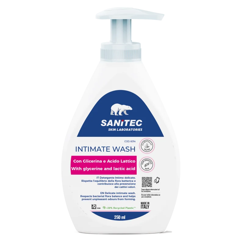 Detergente intimo delicato Sanitec Intimate Wash 12x250 ml DISPONIBILE IN 7 GIORNI LAVORATIVI