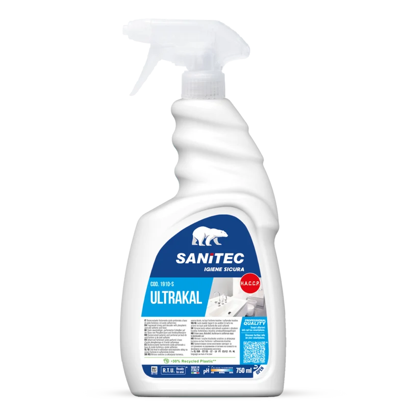 Disincrostante forte per bagni Sanitec Ultrakal 750 ml DISPONIBILE IN 7 GIORNI LAVORATIVI