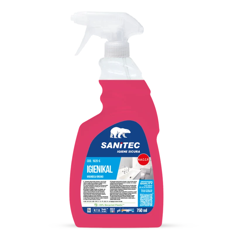 Disincrostante profumato per bagni Sanitec Igienikal Orchidea 750 ml DISPONIBILE IN 7 GIORNI LAVORATIVI