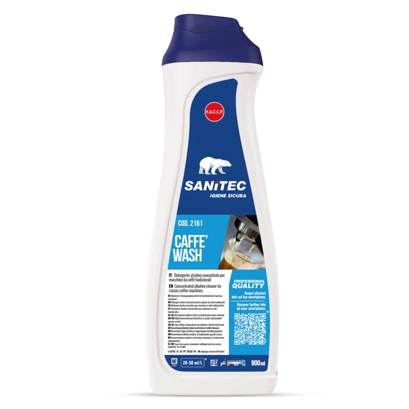 Detergente per macchine da caffè Sanitec Caffè Wash 900 ml DISPONIBILE IN 7 GIORNI LAVORATIVI