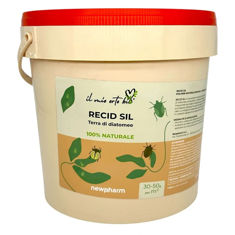 Insetticida bio per protezione piante Newpharm Recid GelSil 1 kg