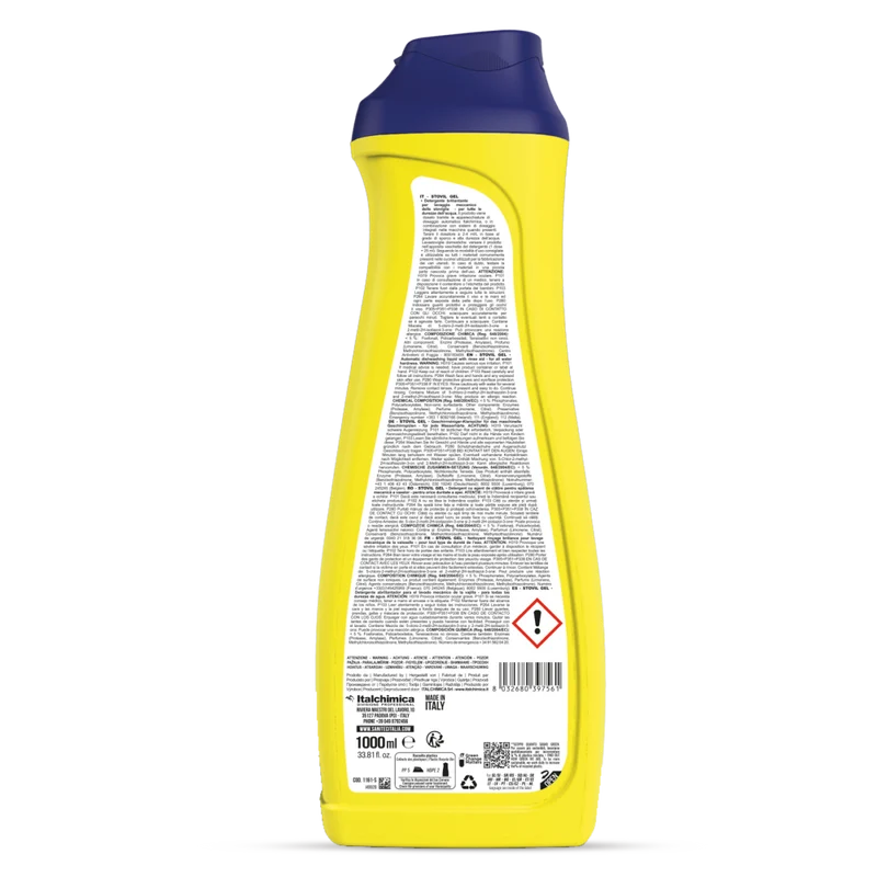 Detergente brillantante per lavaggio stoviglie Sanitec Stovil Gel 1 lt