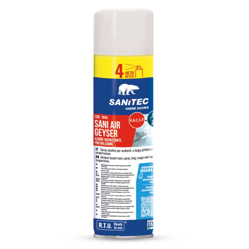 Disinfettante spray alcolico igienizzante Sanitec Sani Air Geyser 500 ml