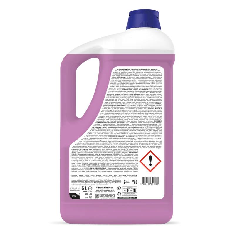 Detergente per pavimenti Sanitec Igienic Floor Lavanda 5 litri