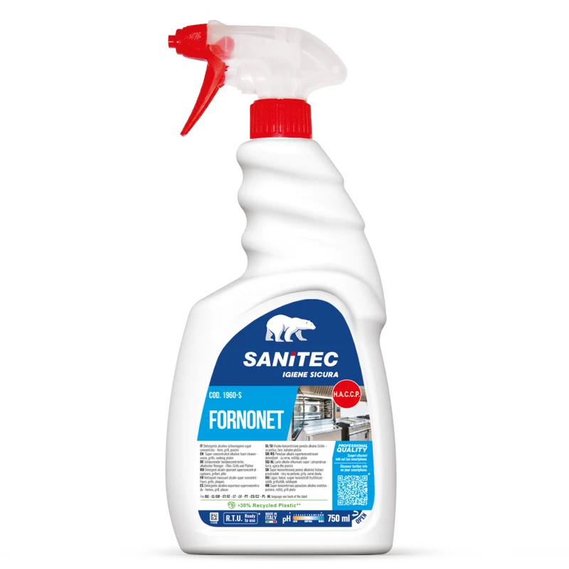 Detergente schiumogeno per forno Sanitec Fornonet 750 ml
