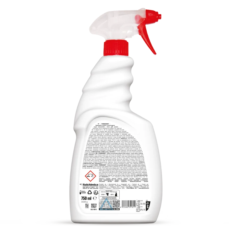 Detergente schiumogeno per forno Sanitec Fornonet 750 ml