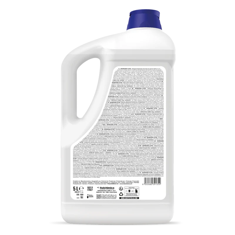Detergente sgrassante Sanitec Degreaser Ultra Marsiglia 5 litri