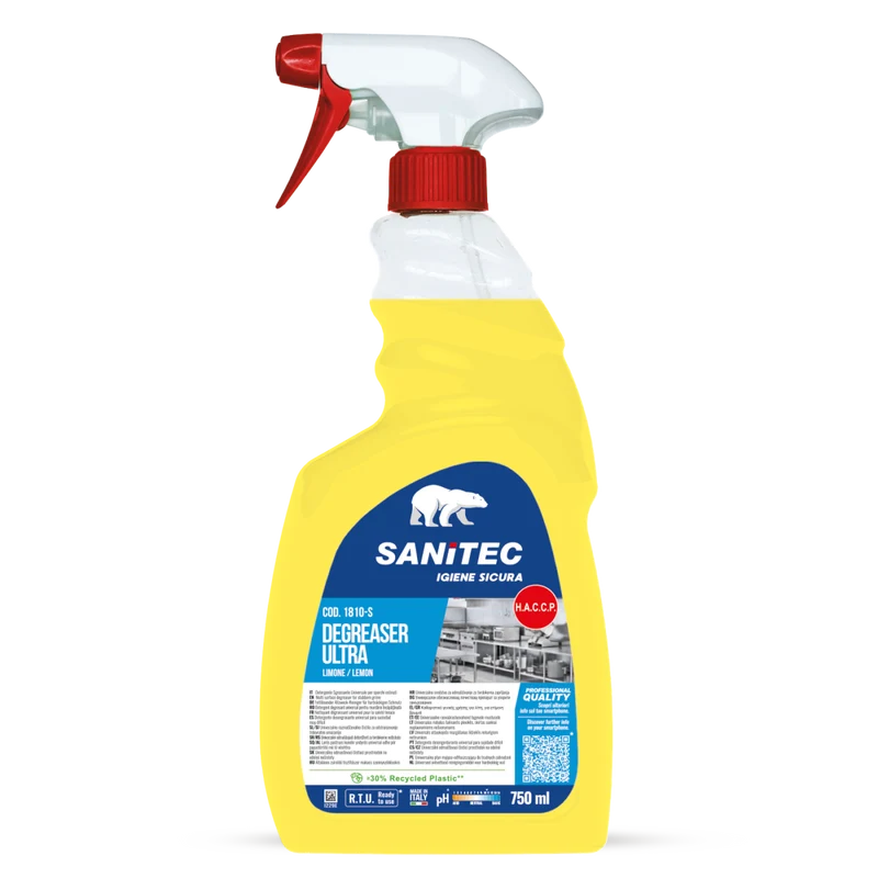 Detergente sgrassante Sanitec Degreaser Ultra Limone 750 ml