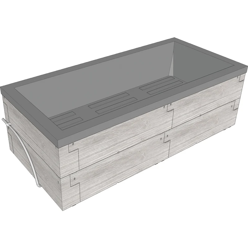 Juwel Timber Pflanzkasten für Balkon & Terrasse